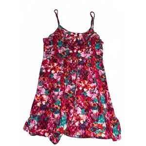 No Boundaries Floral Print Sleeveless Dress L/G (11-13)